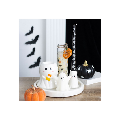 N/A Candy Corn Ghost Oil Burner and Wax Warmer -