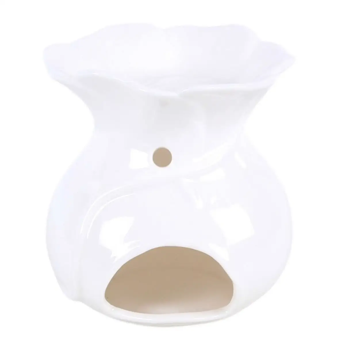 N/A White Rose Oil Burner and Wax Warmer -