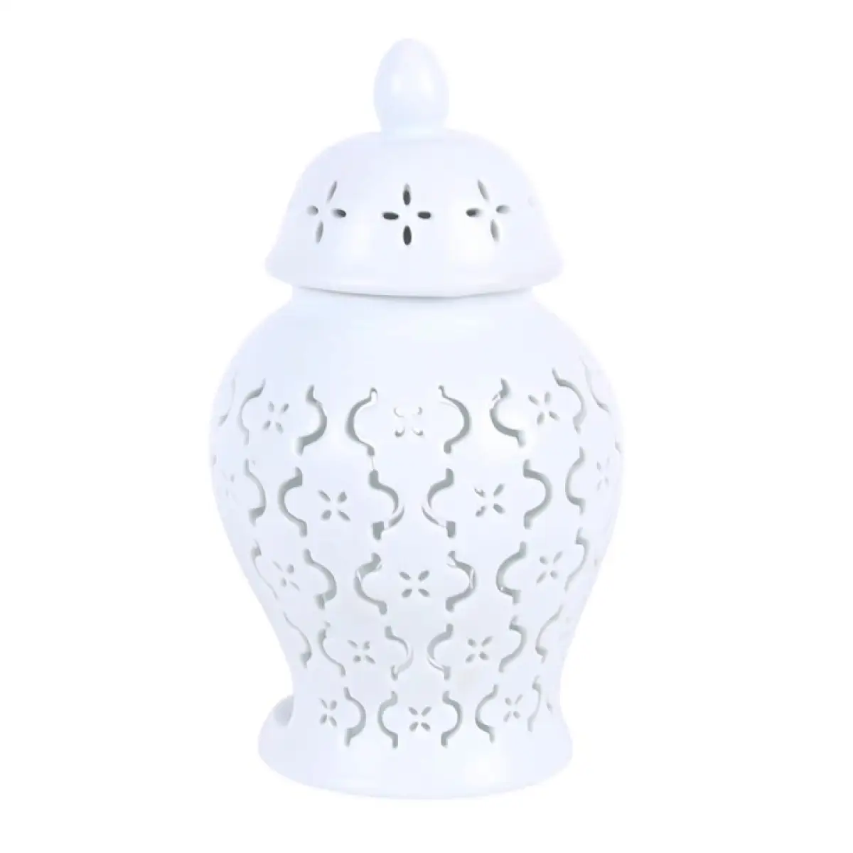 N/A Moroccan Lantern Cut Out Oil Burner and Wax Warmer -