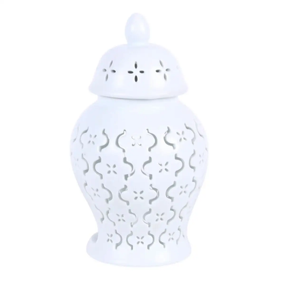 N/A Moroccan Lantern Cut Out Oil Burner and Wax Warmer -