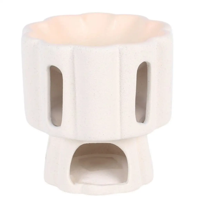 N/A Scalloped Pedestal Oil Burner -