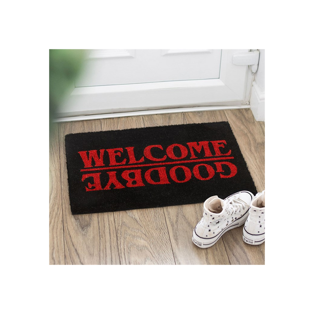 <h2>Make a Bold First Impression with a Black Welcome Goodbye Doormat</h2>