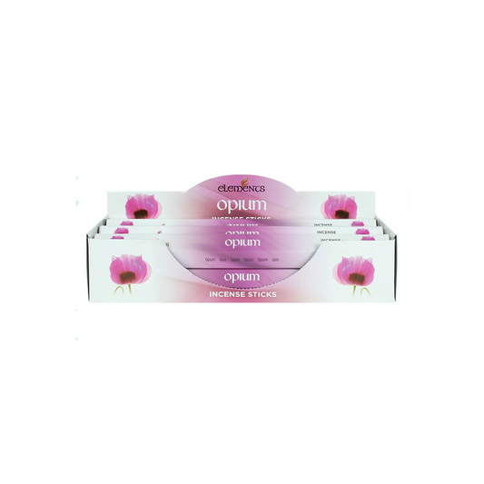 Bâtonnets d'encens Opium Elements – Lot de 6 paquets (120 bâtonnets)