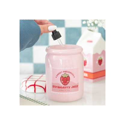 N/A Strawberry Jelly Jar Oil Burner and Wax Warmer -