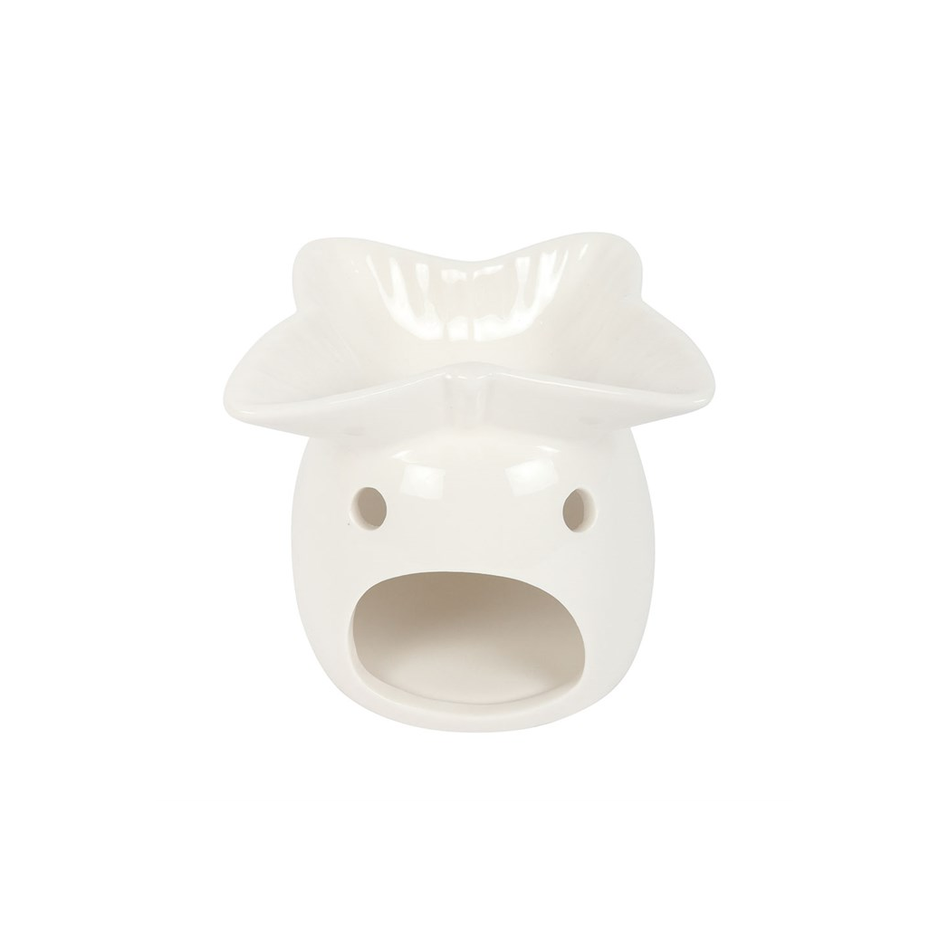 N/A White Butterfly Oil Burner -