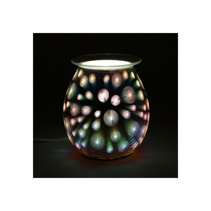 N/A 3D Starburst Light Up Electric Oil Burner -