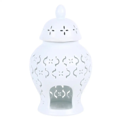 N/A Moroccan Lantern Cut Out Oil Burner and Wax Warmer -
