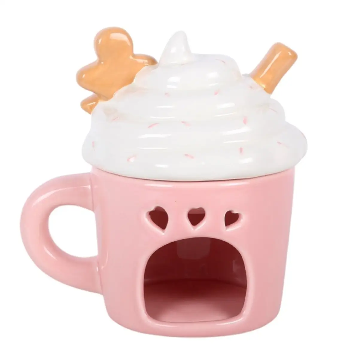 N/A Pink Gingerbread Latte Oil Burner and Wax Warmer -