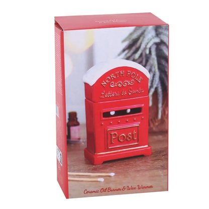 N/A Letters to Santa Christmas Post Box Oil Burner -