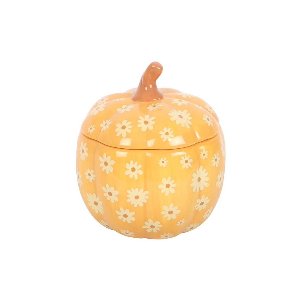 N/A Groovy Floral Pumpkin Oil Burner -