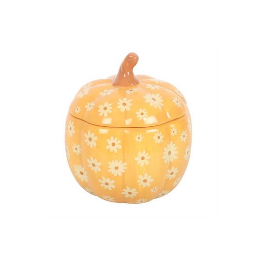 N/A Groovy Floral Pumpkin Oil Burner -
