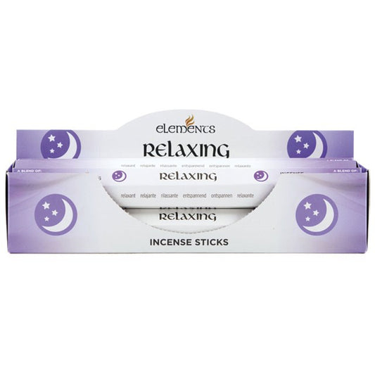 Bâtonnets d'Encens Relaxants Elements – Lot de 6 Paquets (120 Bâtonnets)