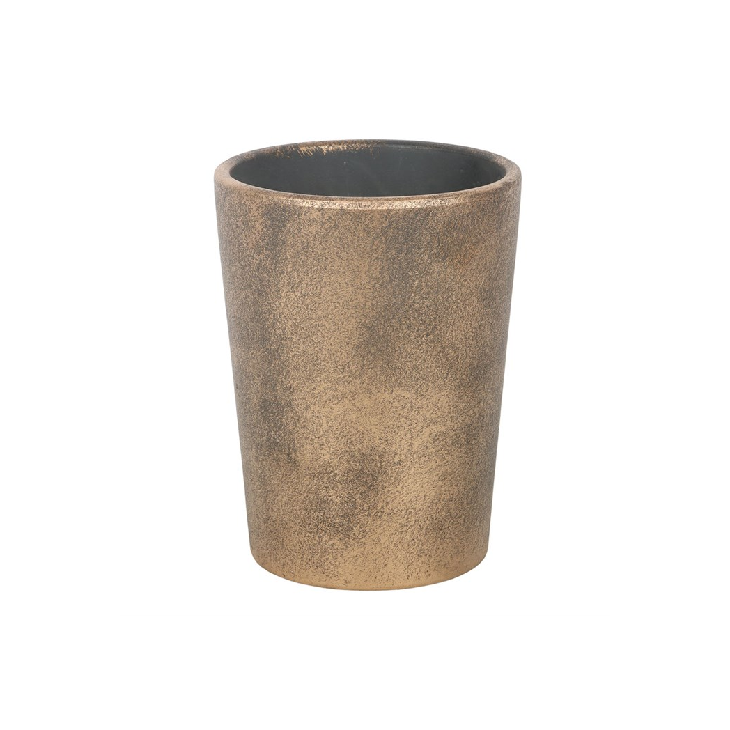 Bronze Effect Terracotta Plant Pot - Enchant Your Garden with a Touch of Magic