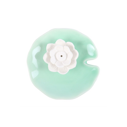 N/A Lotus Flower Incense Stick Holder and Trinket Dish -