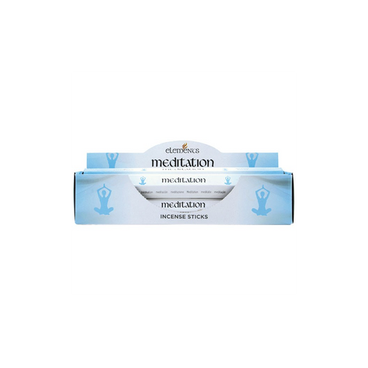 Bâtonnets d'encens méditation Elements – Lot de 6 paquets (120 bâtonnets)