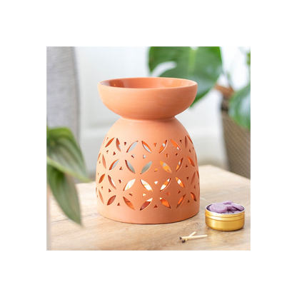 N/A Giant Terracotta Oil Burner and Wax Warmer -