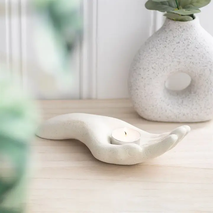 N/A Open Hand Tealight Holder -