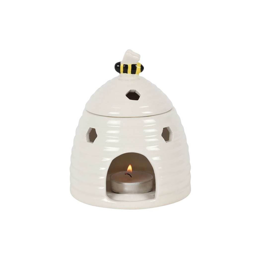 N/A White Beehive Oil Burner -