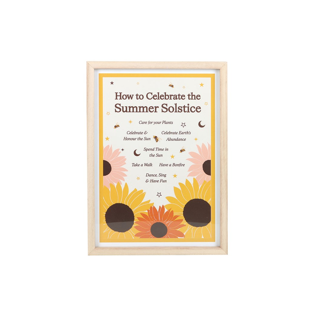 Summer Solstice Framed Art Print: Ways to Celebrate the Season