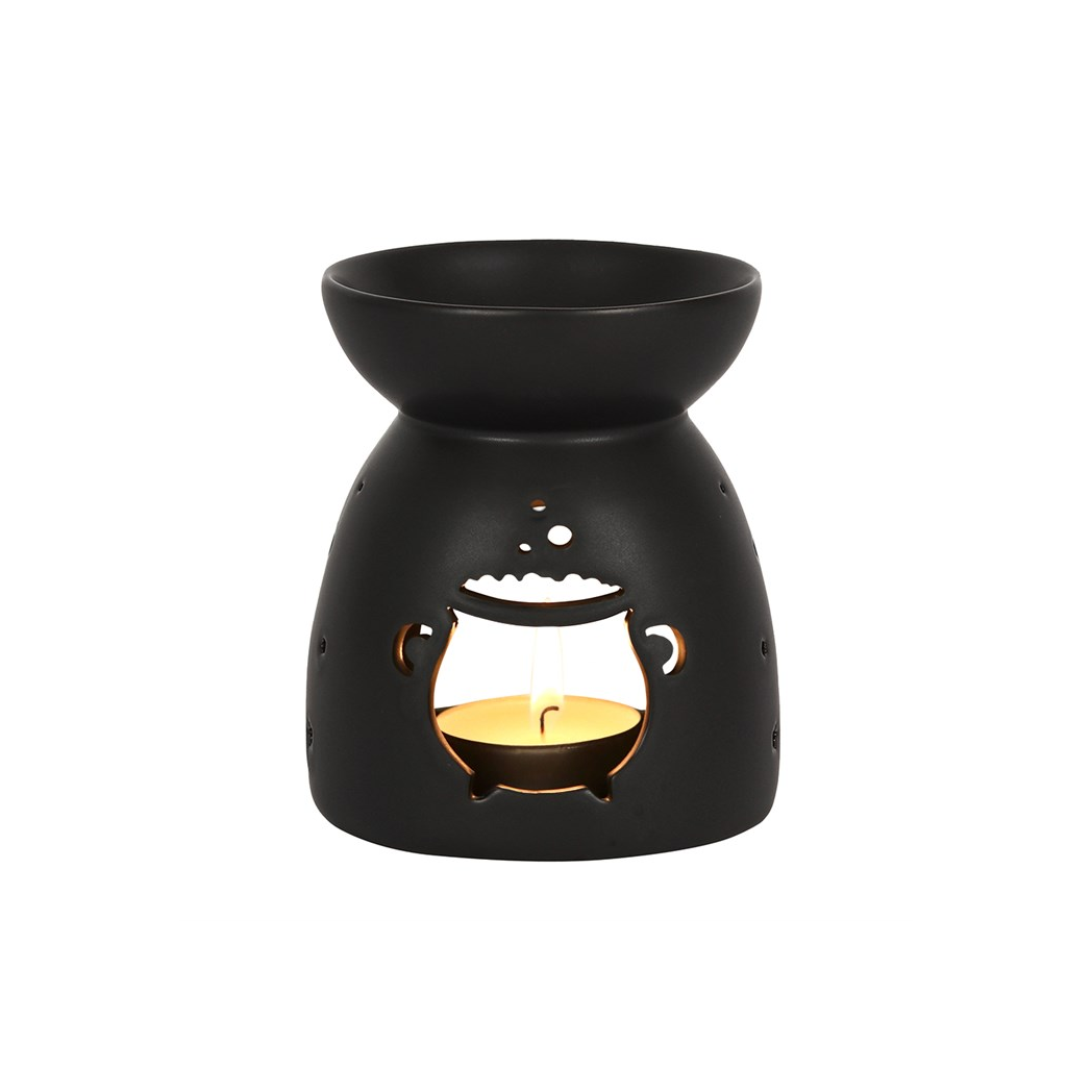 N/A Black Cauldron Cut Out Oil Burner -