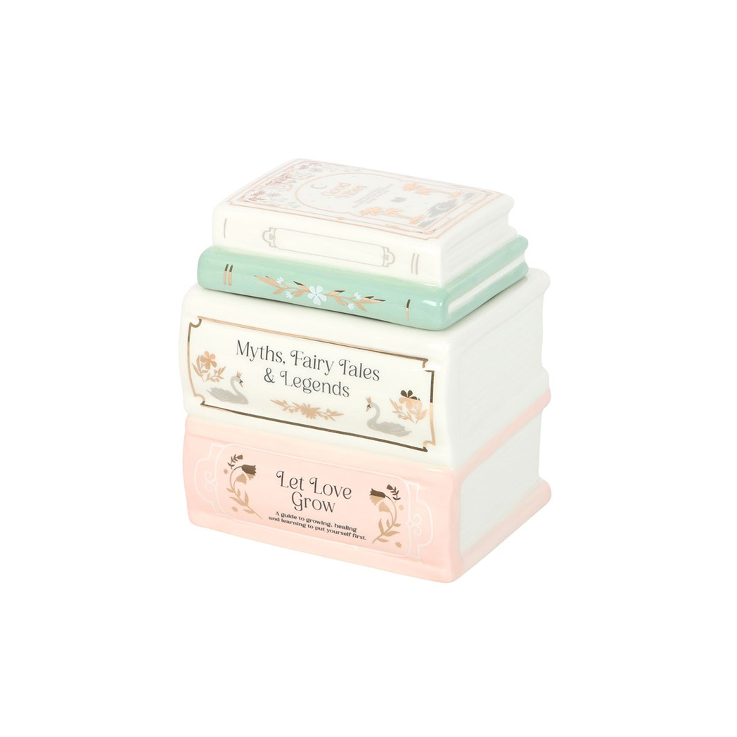 N/A Book Stack Oil Burner and Wax Warmer -
