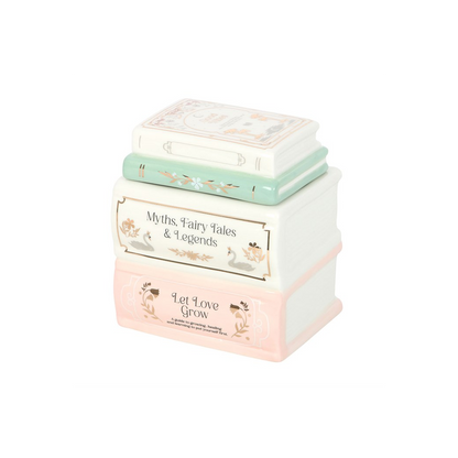 N/A Book Stack Oil Burner and Wax Warmer -