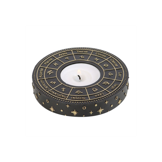 N/A Astrology Wheel Tealight Candle Holder -