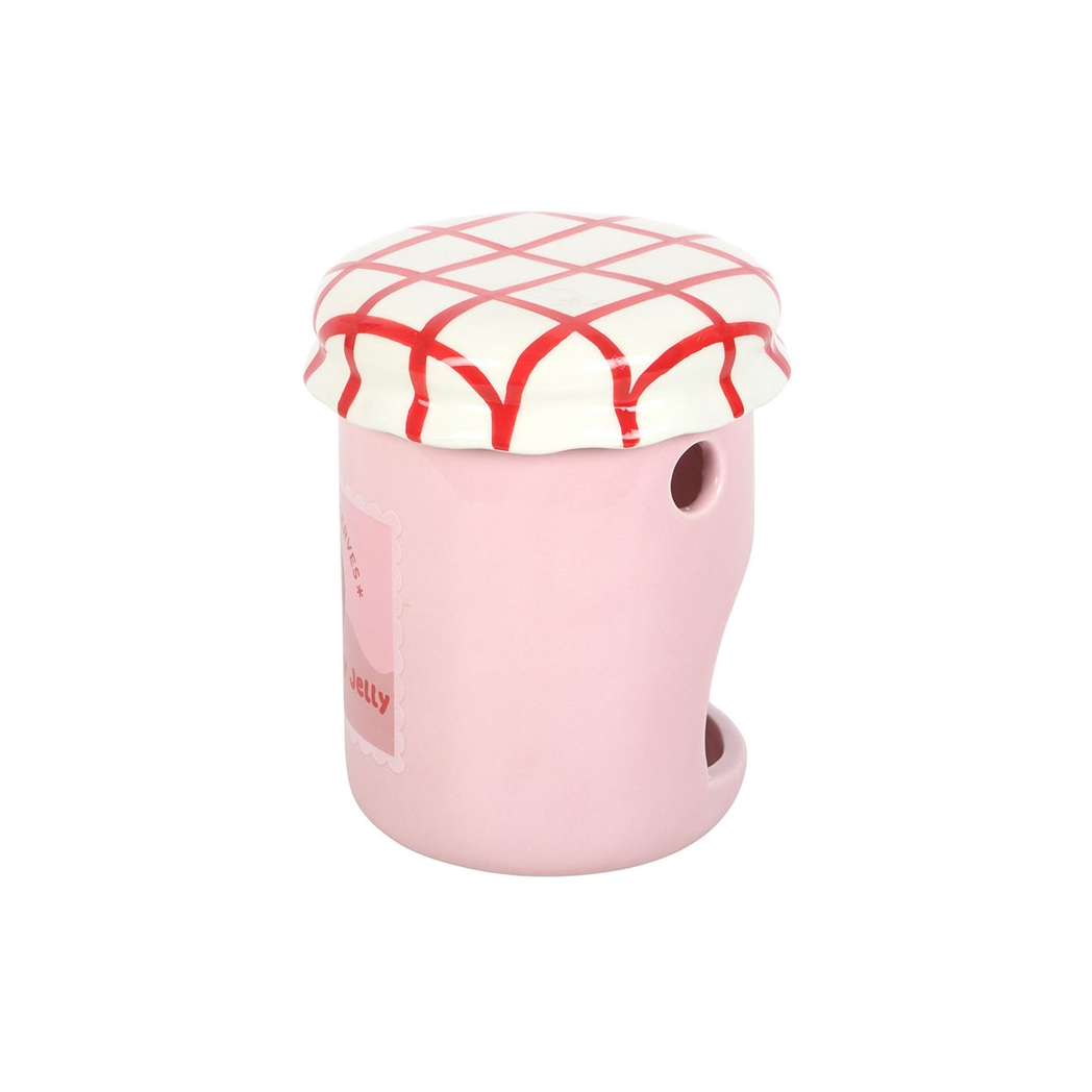 N/A Strawberry Jelly Jar Oil Burner and Wax Warmer -