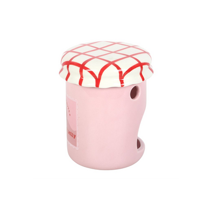 N/A Strawberry Jelly Jar Oil Burner and Wax Warmer -