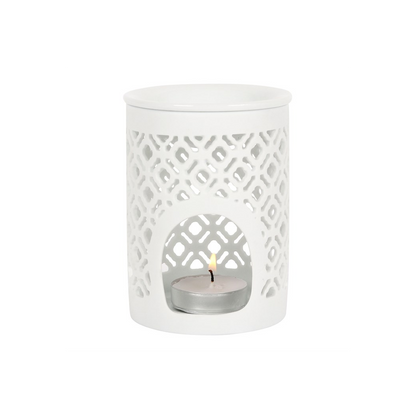 N/A Matte Lattice Cut Oil Burner -