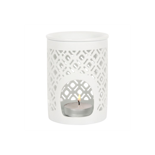 N/A Matte Lattice Cut Oil Burner -