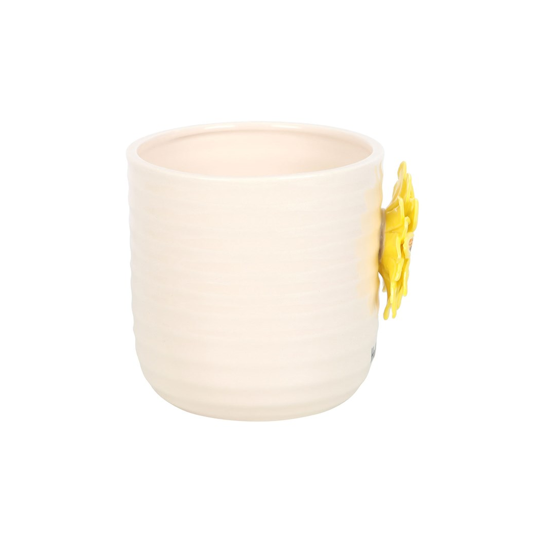 Hello Sunshine Plant Pot: Brighten Your Space with a 3D Sunflower Design