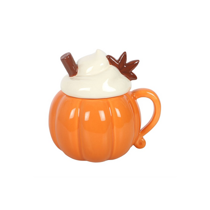 N/A Pumpkin Cream Lidded Oil Burner and Wax Warmer -