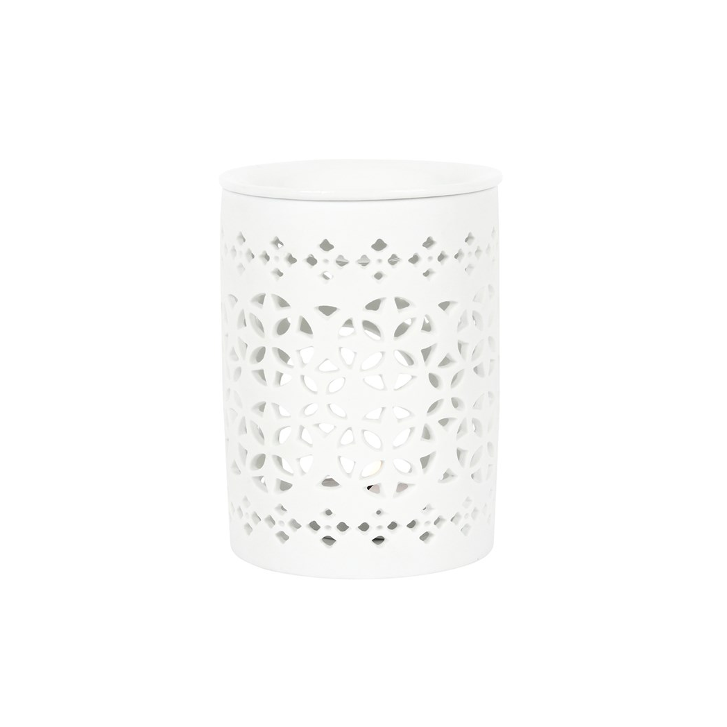 N/A White Matte Cut Out Oil Burner -