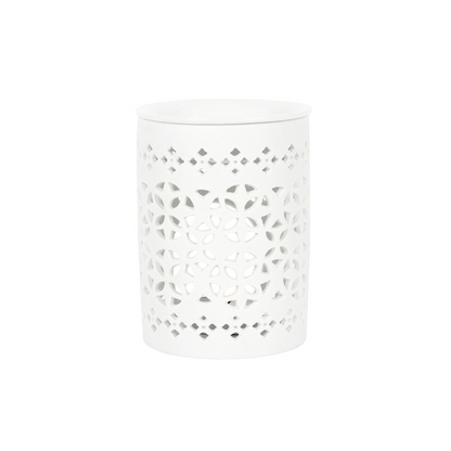 N/A White Matte Cut Out Oil Burner -