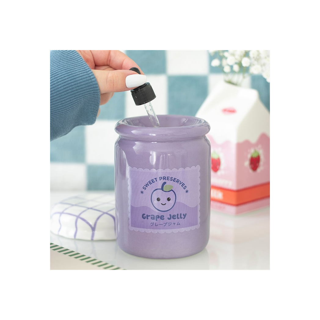 N/A Grape Jelly Jar Oil Burner and Wax Warmer -