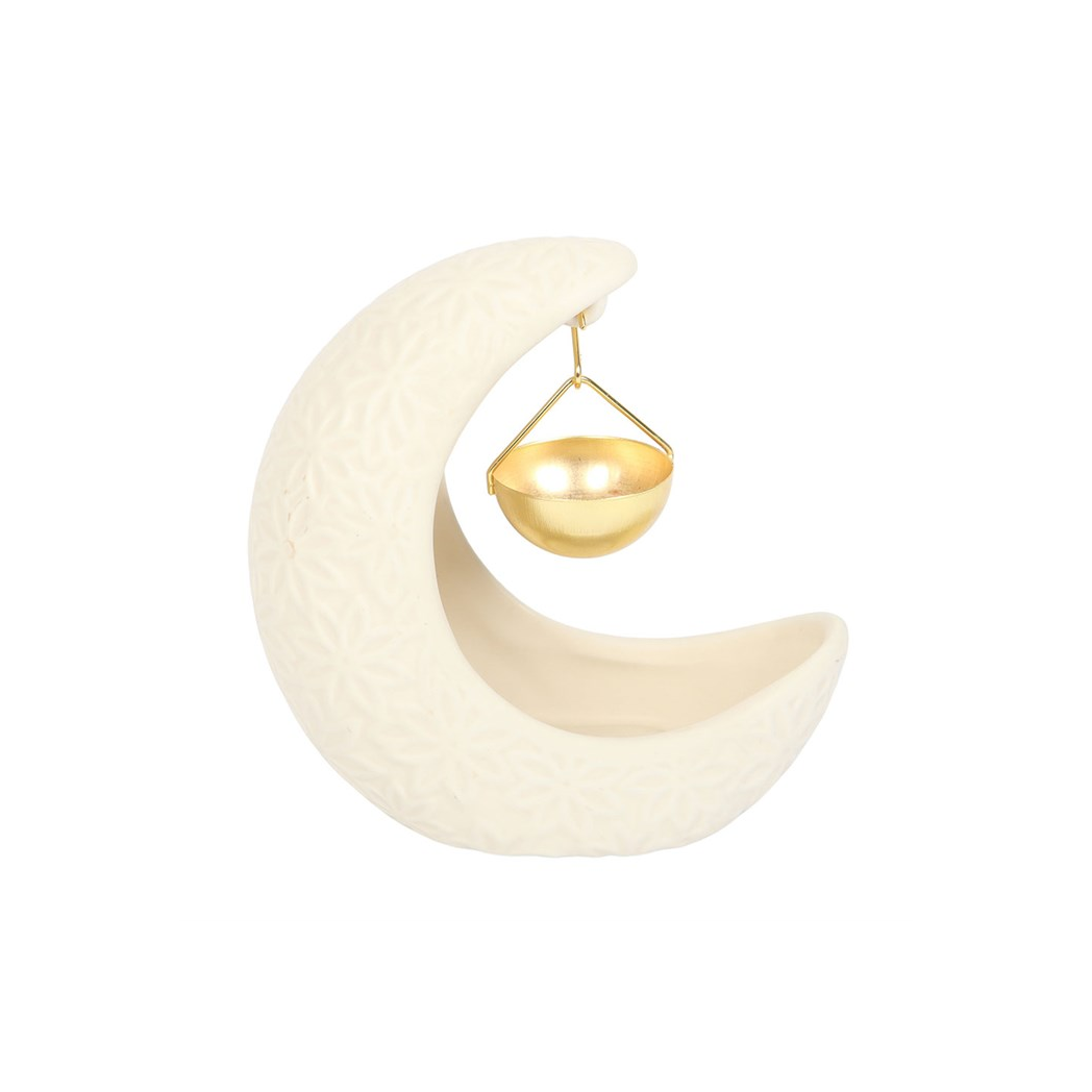 N/A Crescent Moon Hanging Oil Burner -