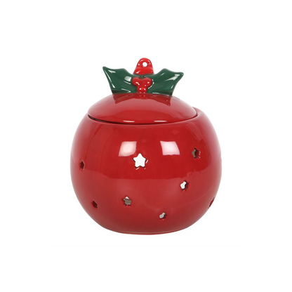 N/A Red Bauble Oil Burner -