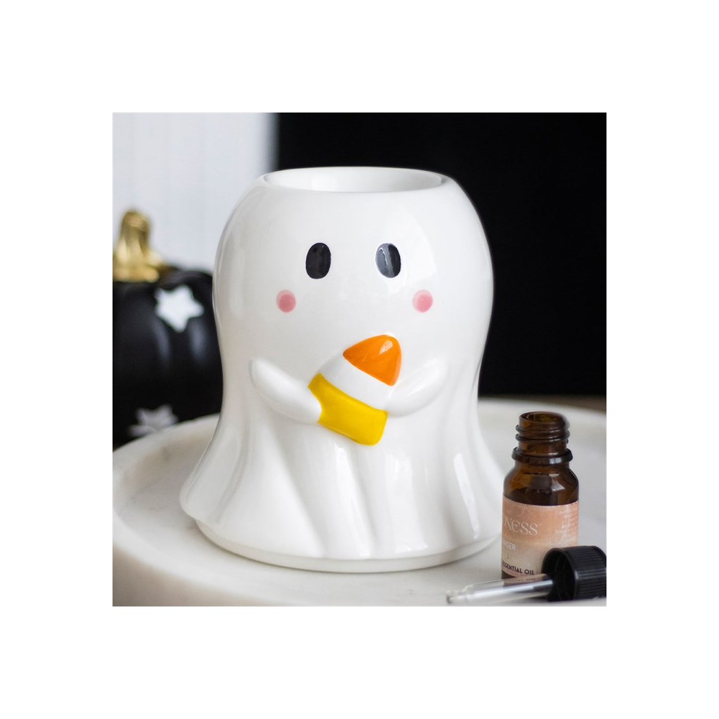 N/A Candy Corn Ghost Oil Burner and Wax Warmer -