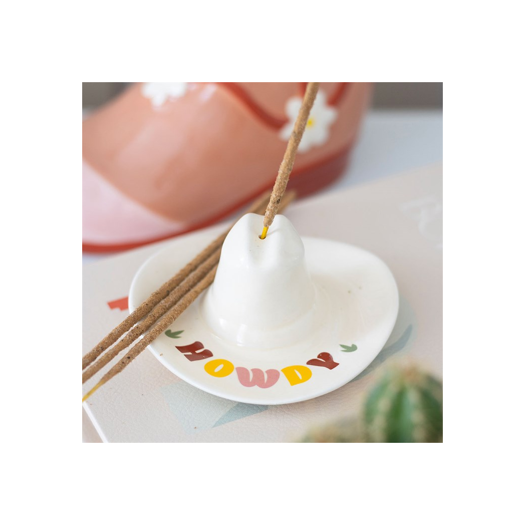 N/A Howdy Cowboy Hat Incense Stick Holder -