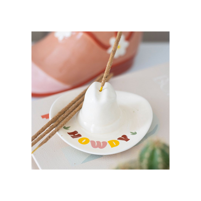 N/A Howdy Cowboy Hat Incense Stick Holder -