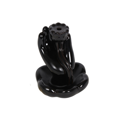 N/A Hand & Lotus Flower Backflow Incense Burner -