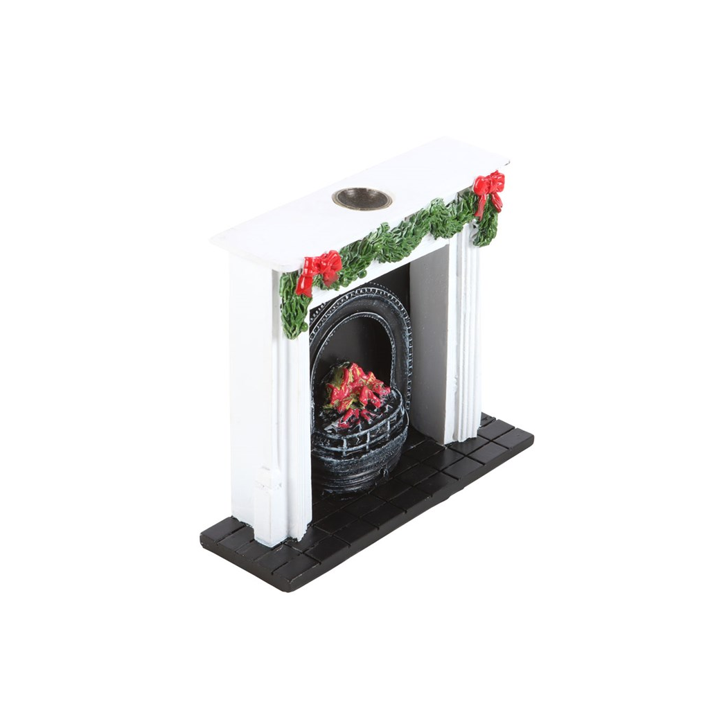 N/A Christmas Fireplace Backflow Incense Burner -