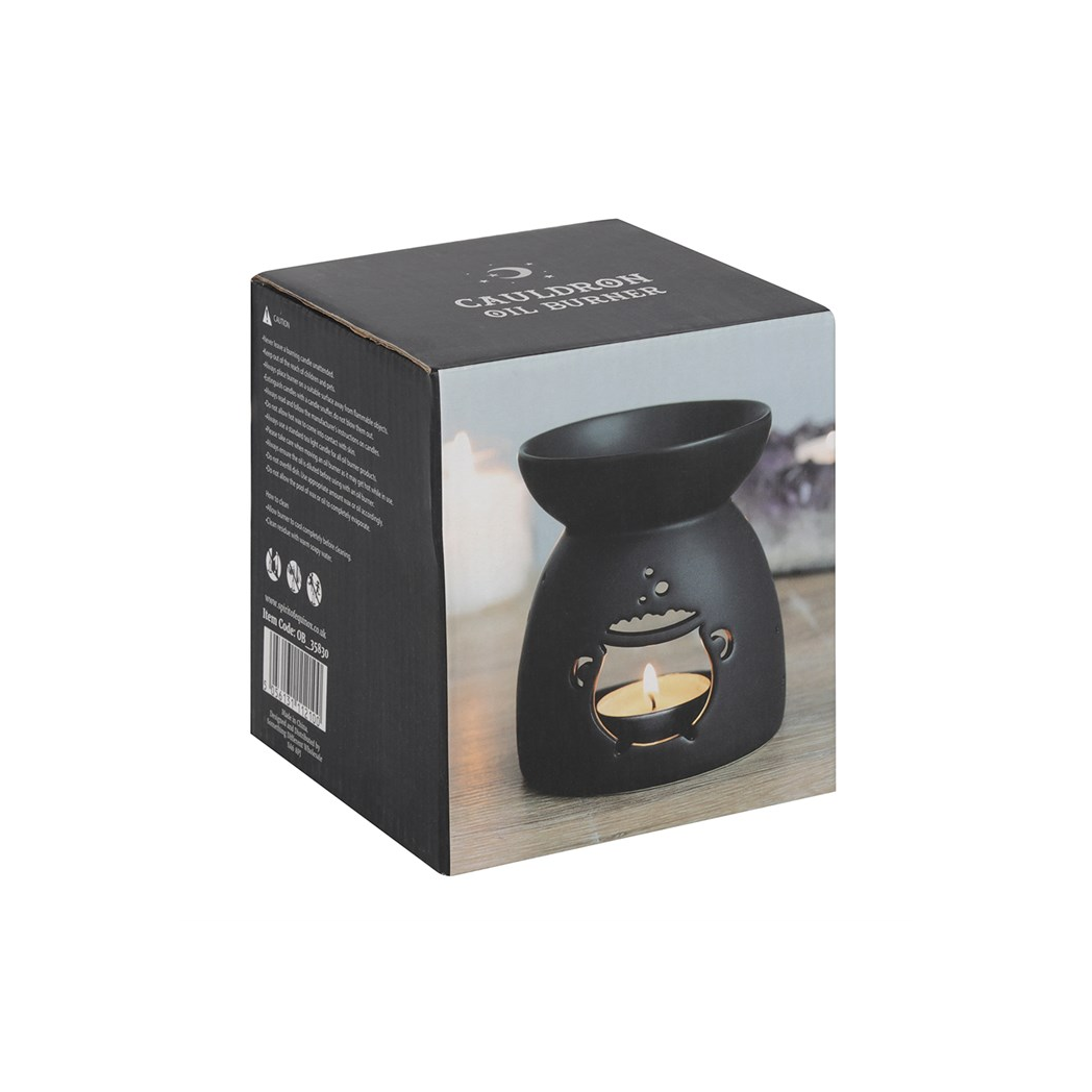 N/A Black Cauldron Cut Out Oil Burner -