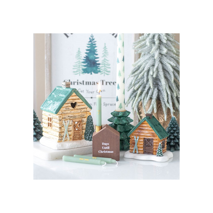 N/A Cabin Ski Chalet Incense Cone Holder -