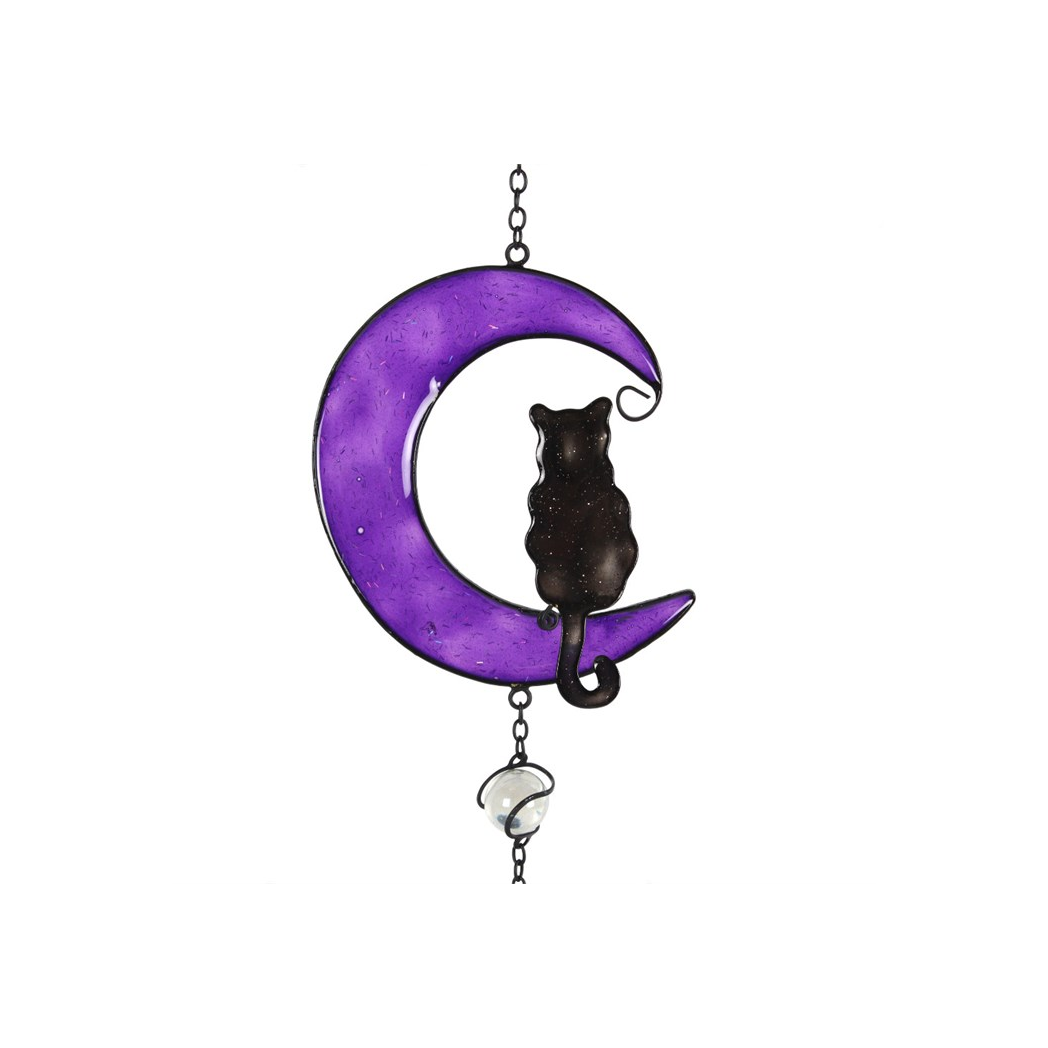 Black Cat Wind Chime – Handcrafted Indoor & Outdoor Décor