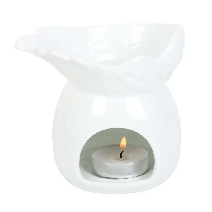 N/A Angel Wing Dish Oil Burner -