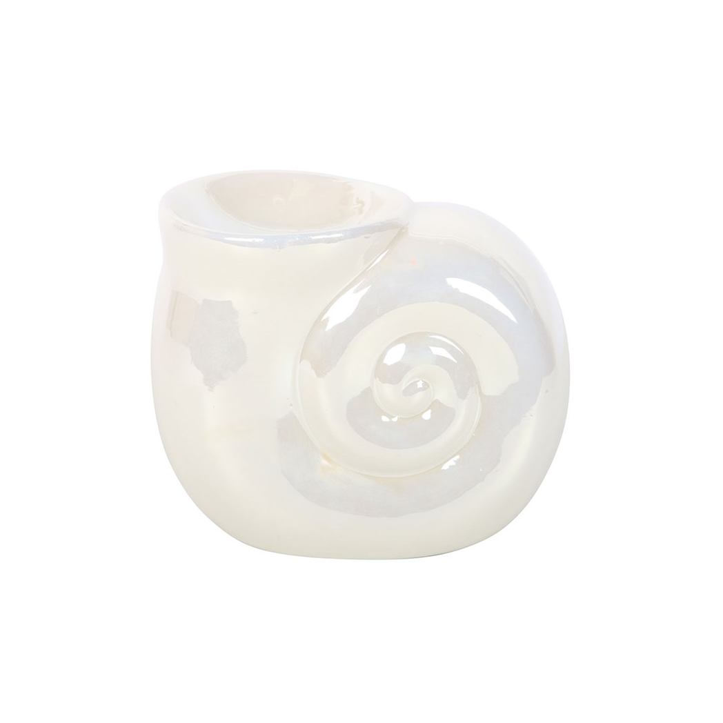 N/A Pearlescent Spiral Shell Oil Burner -