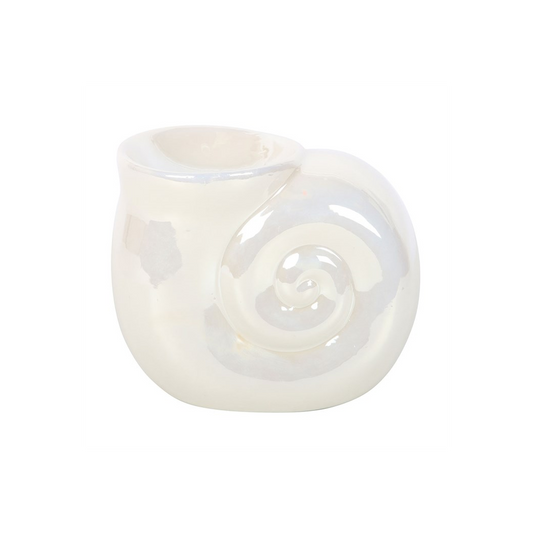 N/A Pearlescent Spiral Shell Oil Burner -