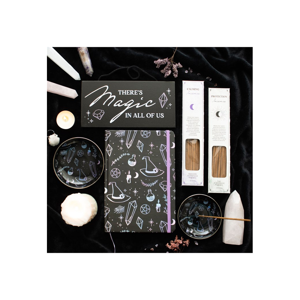 N/A Crystal Witch Incense Holder Plate -